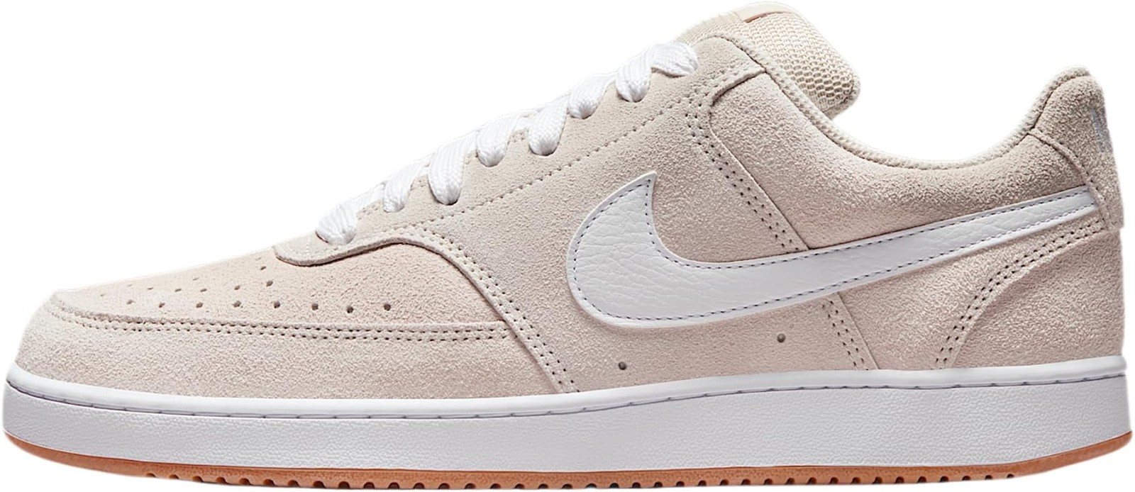 Nike Men’s Court Vision Low Flyease Light Orewood Brown/White/Gum Med Brown 11 M