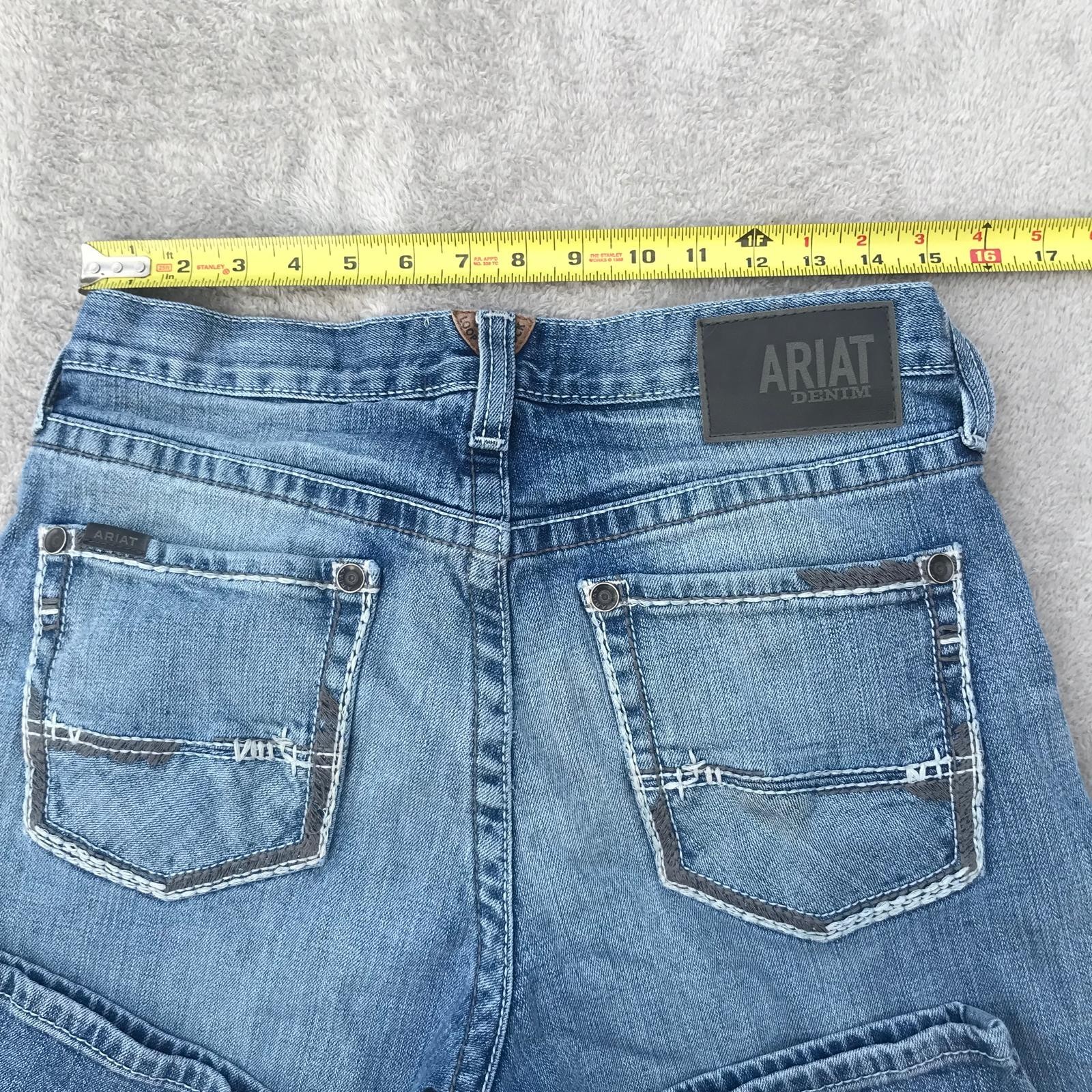 Ariat Legacy M2 Relaxed Boot Cut Mens 32×34 Jeans Blue Denim Ranch Rodeo