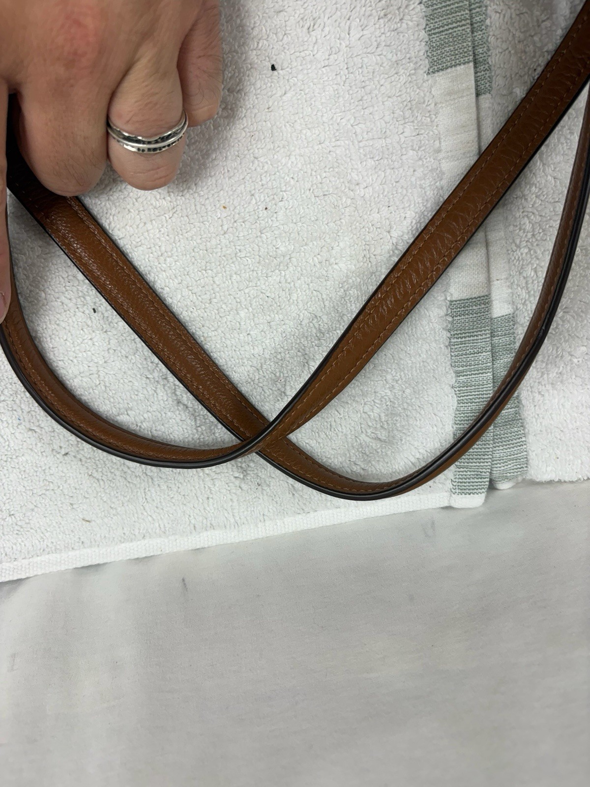Coach Madison Phoebe 26224 Brown Pebbled Leather Hobo Shoulder Bag Purse