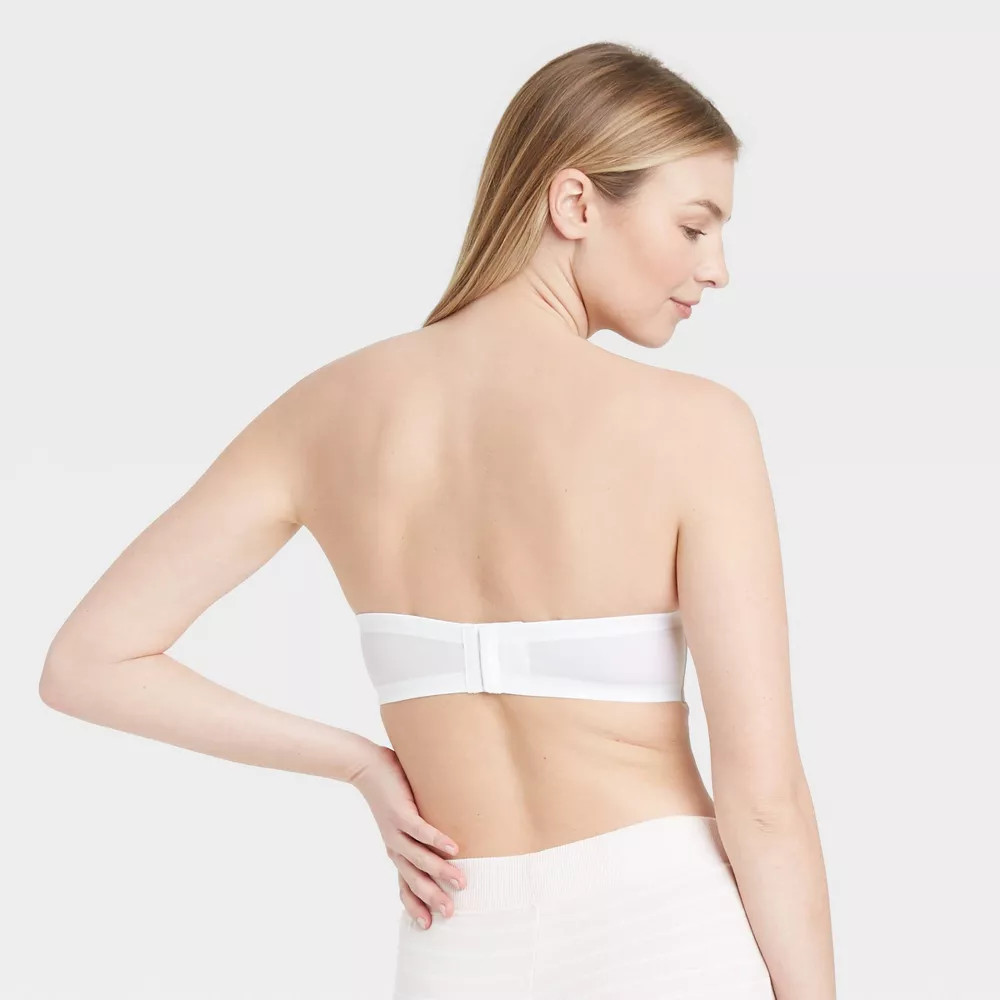 Women’s Lightly Lined Strapless Bra Fresh White 32DDD Auden Target