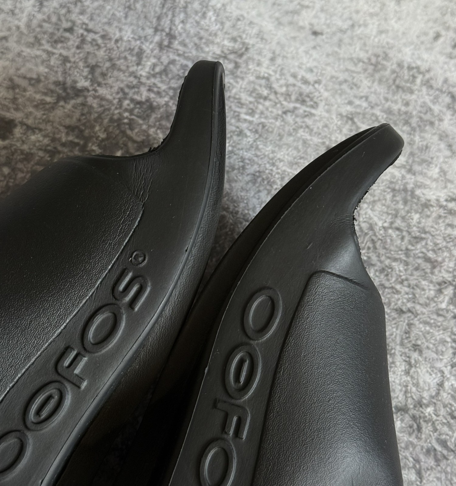 OOFOS OOahh Sport Flex Slide Black Unisex M 10 W 12 EU 43