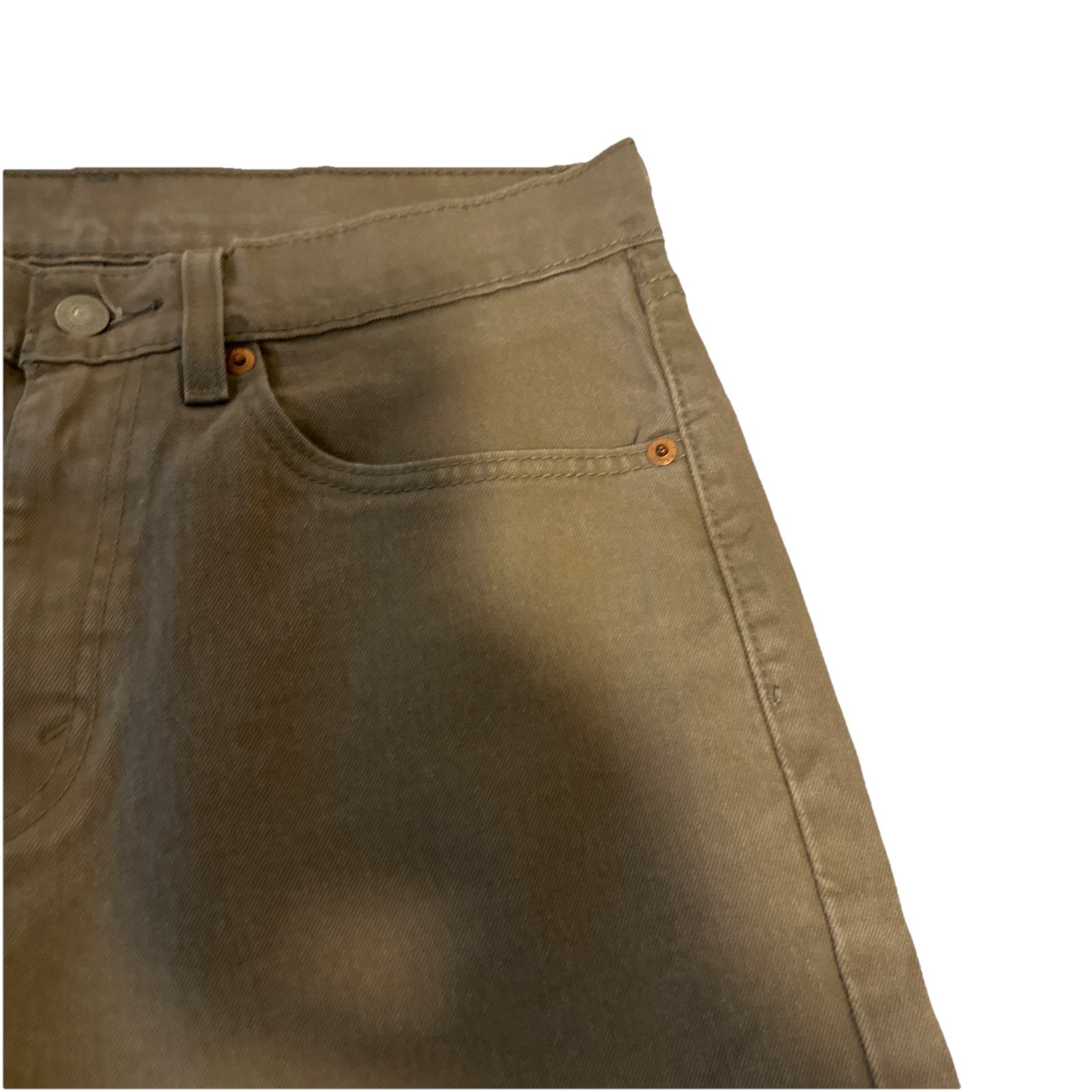 Levi’s 505 Men’s Regular Fit Jean, 31W X 30L Color: Desert Taupe – Brown-Stretch