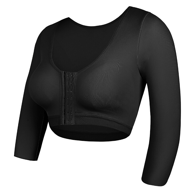 Women Arm Shaper Compression Sleeve Post Surgery Posture Corrector Top Shapewear