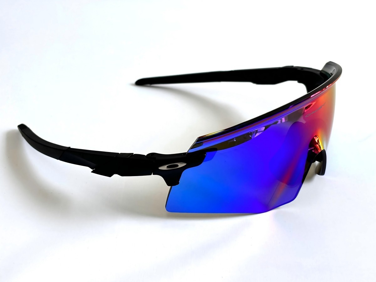 New Oakley Encoder OO9471 Black/PRIZM Blue MIRROR Outdoors Sunglasses US