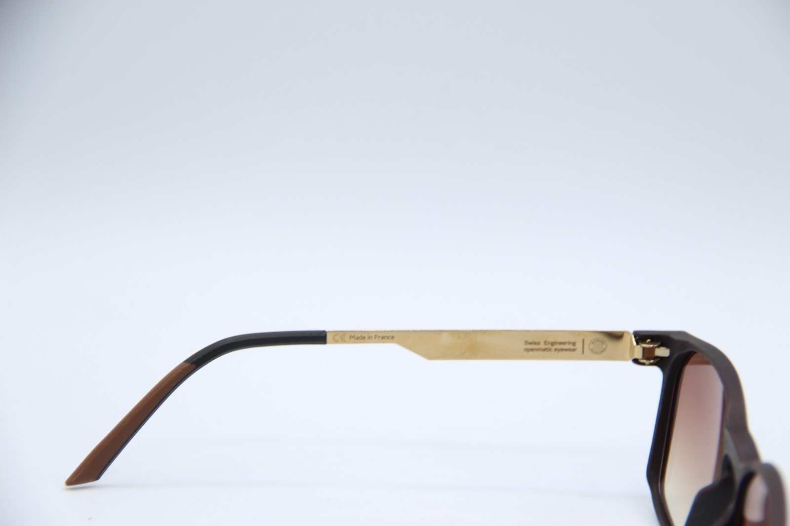 NEW MCLAREN MLOP-98S01 C02 BROWN GOLD BLACK GRADIENT AUTHENTIC SUNGLASSES 52-18