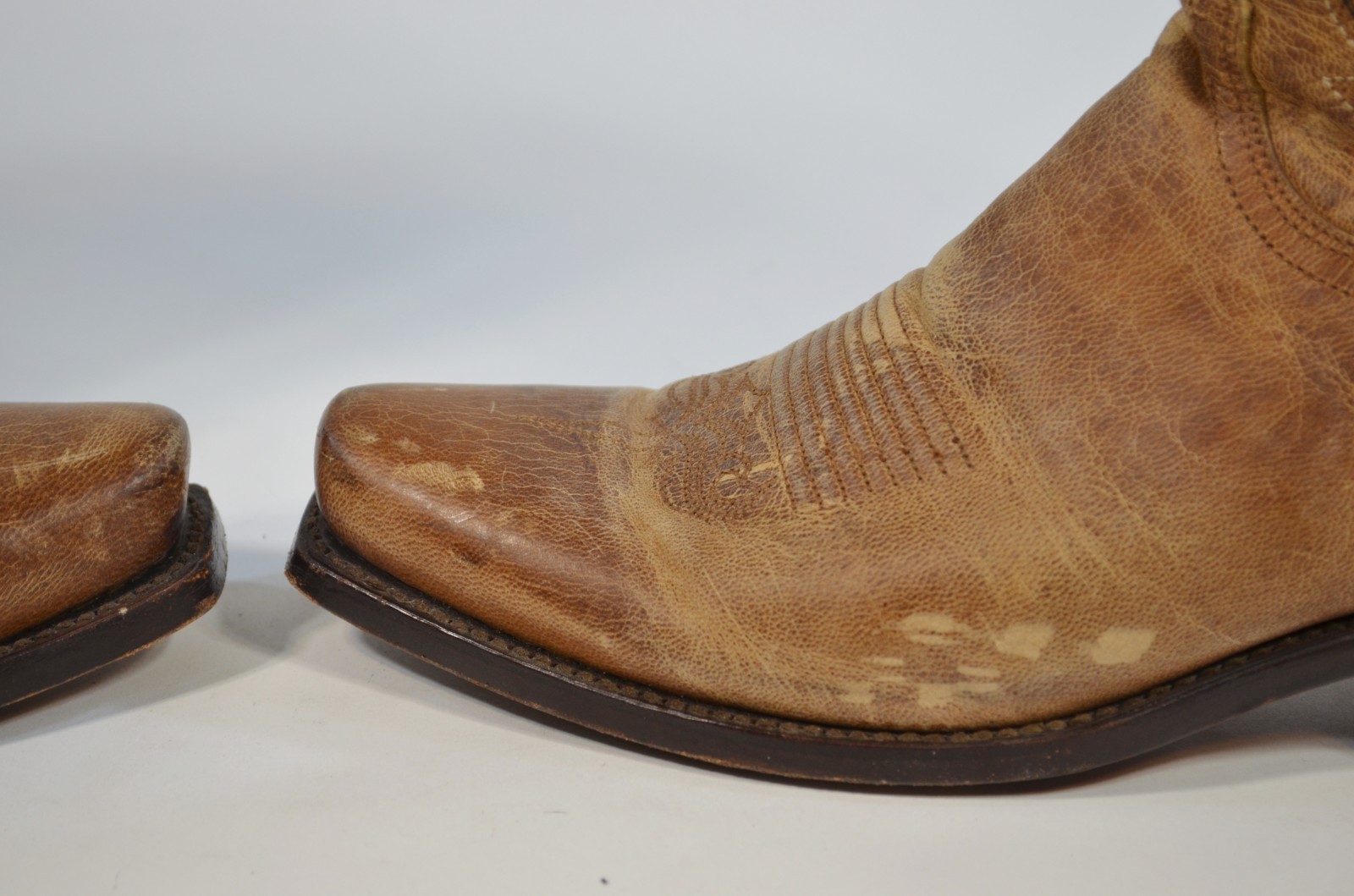 Lucchese Cassidy M4999 Women Western Boots Mad Dog Leather Snip Toe 8.5 B