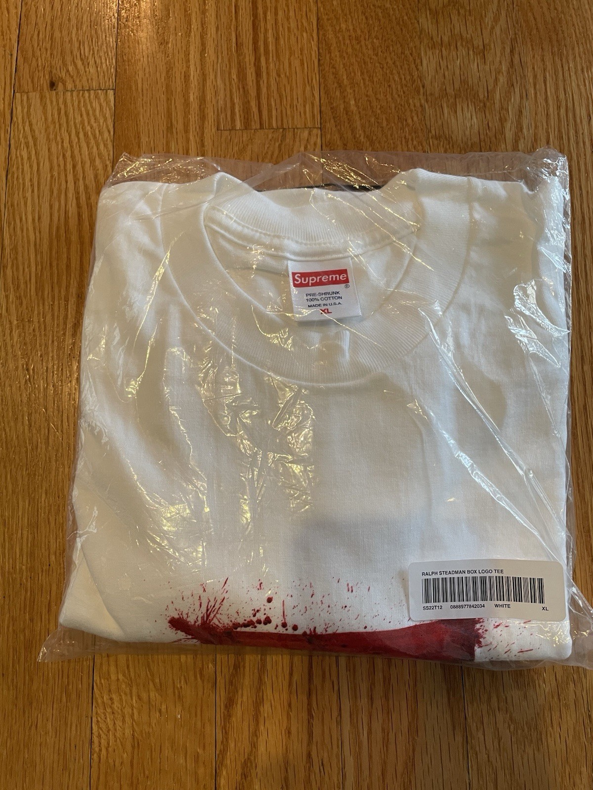 DS Supreme Ralph Steadman Box Logo T Shirt Sz XL NIB NEW 100% Authentic