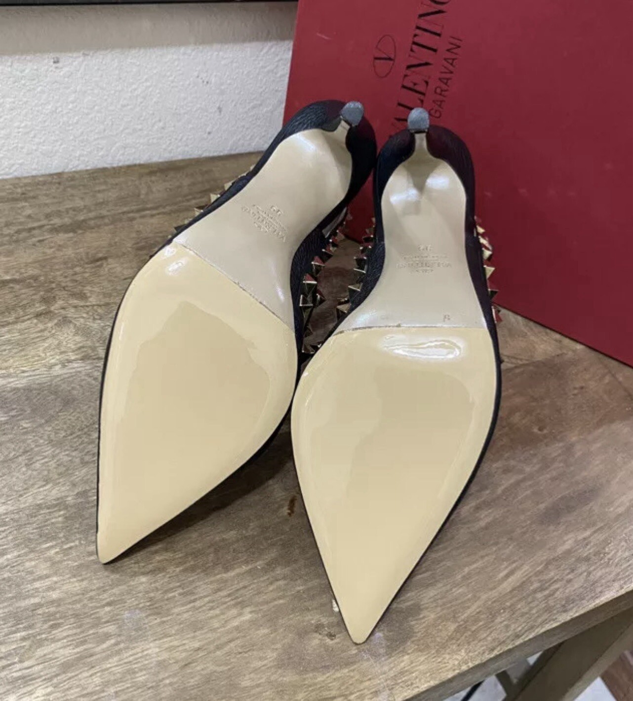 Casali Italian Mirror Rubber Half Sole Guard Protector Red bottoms Louboutines