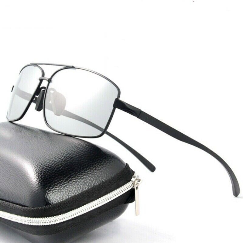 VEITHDIA Polarized Photochromic Pilot Sunglasses Men Aluminium Driving Eyewear