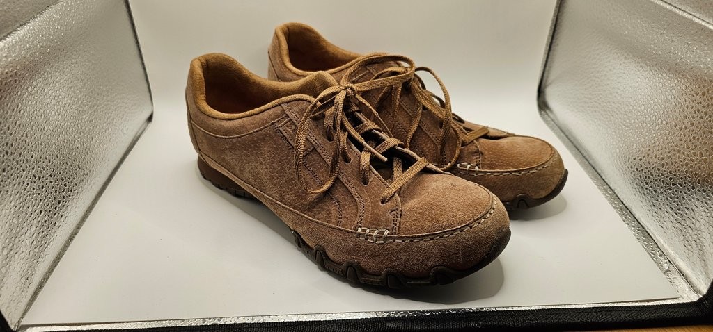 Skechers Relaxed Fit Brown Suede Casual Shoes