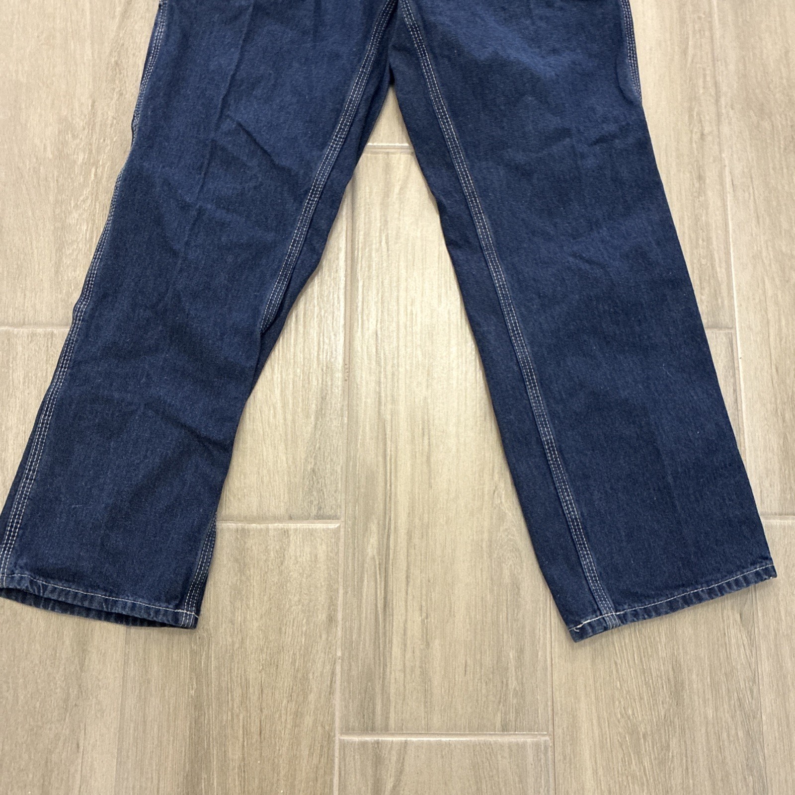Carhartt Jeans Mens 31×30 Relaxed Fit Carpenter Dark Wash Blue Denim Pants