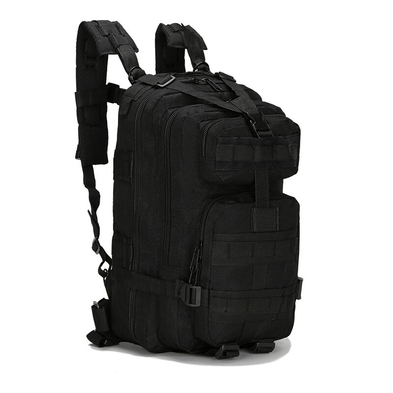 30L Outdoor Military Tactical Backpack Rucksack Camping Hiking Travel Bag Black