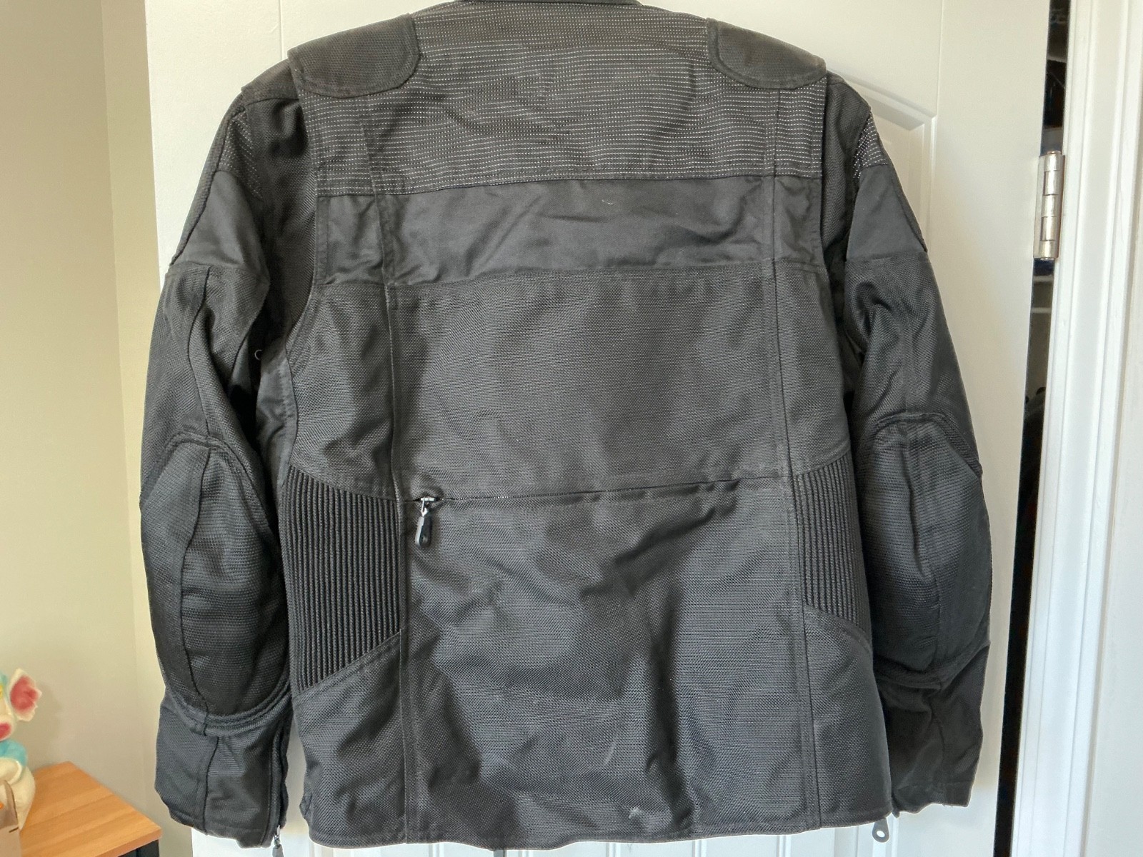 Harley Davidson Black FXRG Nylon Jacket Full Armor Motorcycle Riding woman’s Med