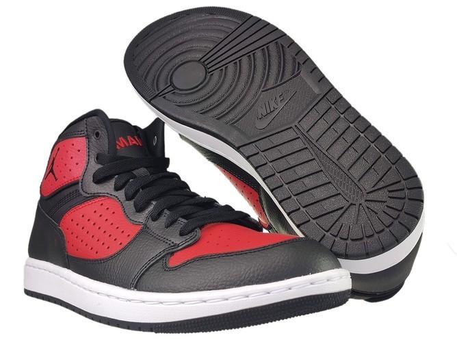 Nike Jordan Access Black Gym Red White Mens Basketball AR3762-006 NEW Multi Sz
