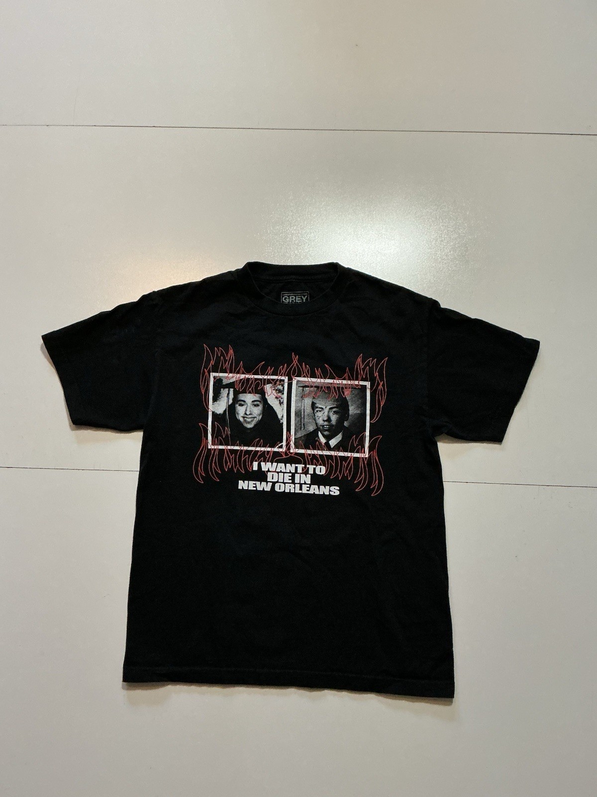 G59 Grey Five Nine Records I Want To Die In New Orleans Official Graphic T-Shirt