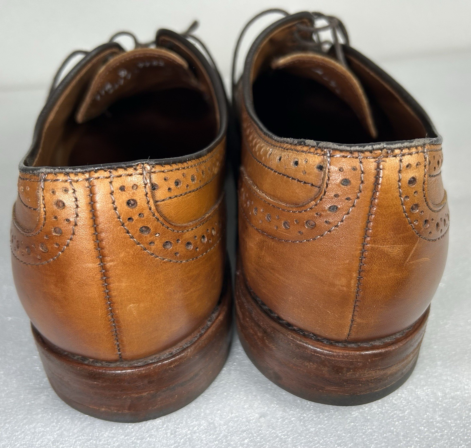 Allen Edmonds Mens Walnut Wingtip Player’s Oxford Shoes 9752 Size 11.5D USA