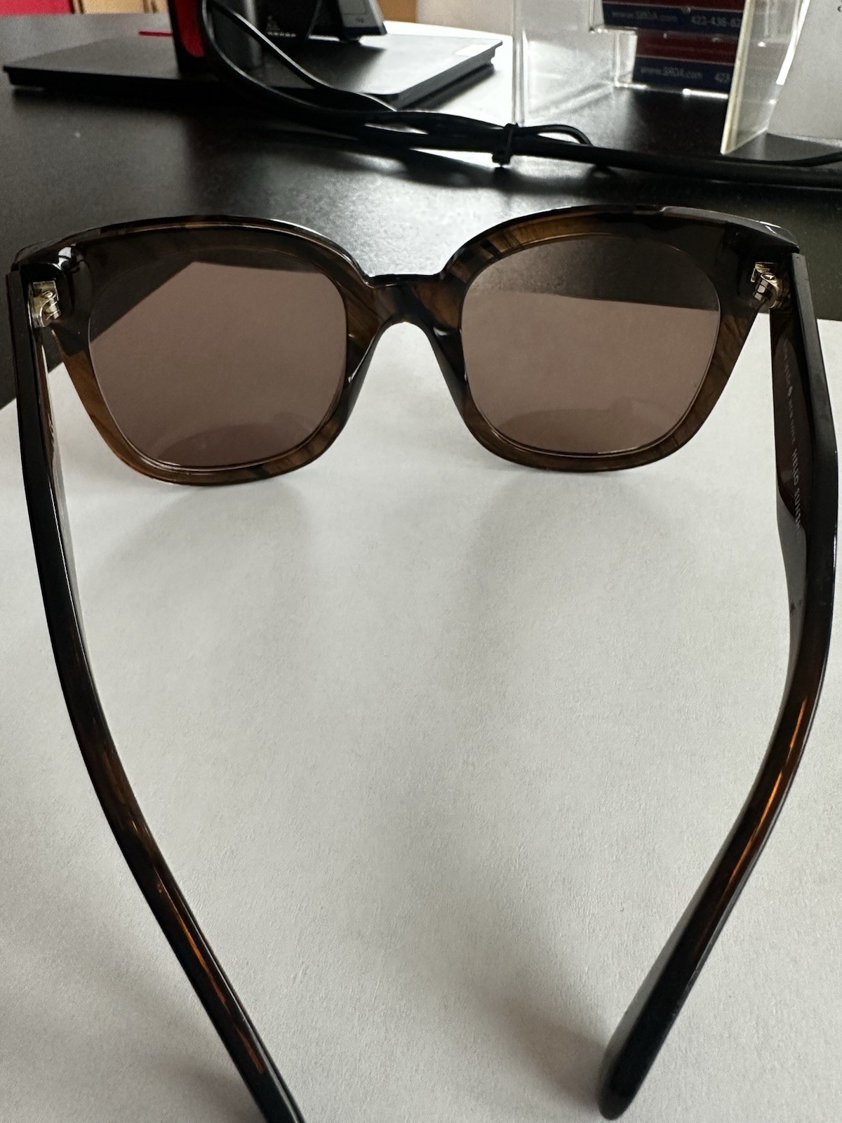 Kate Spade New York HELLO SUNSHINE Cat Eye Tortoise Brown Sunglasses 140mm