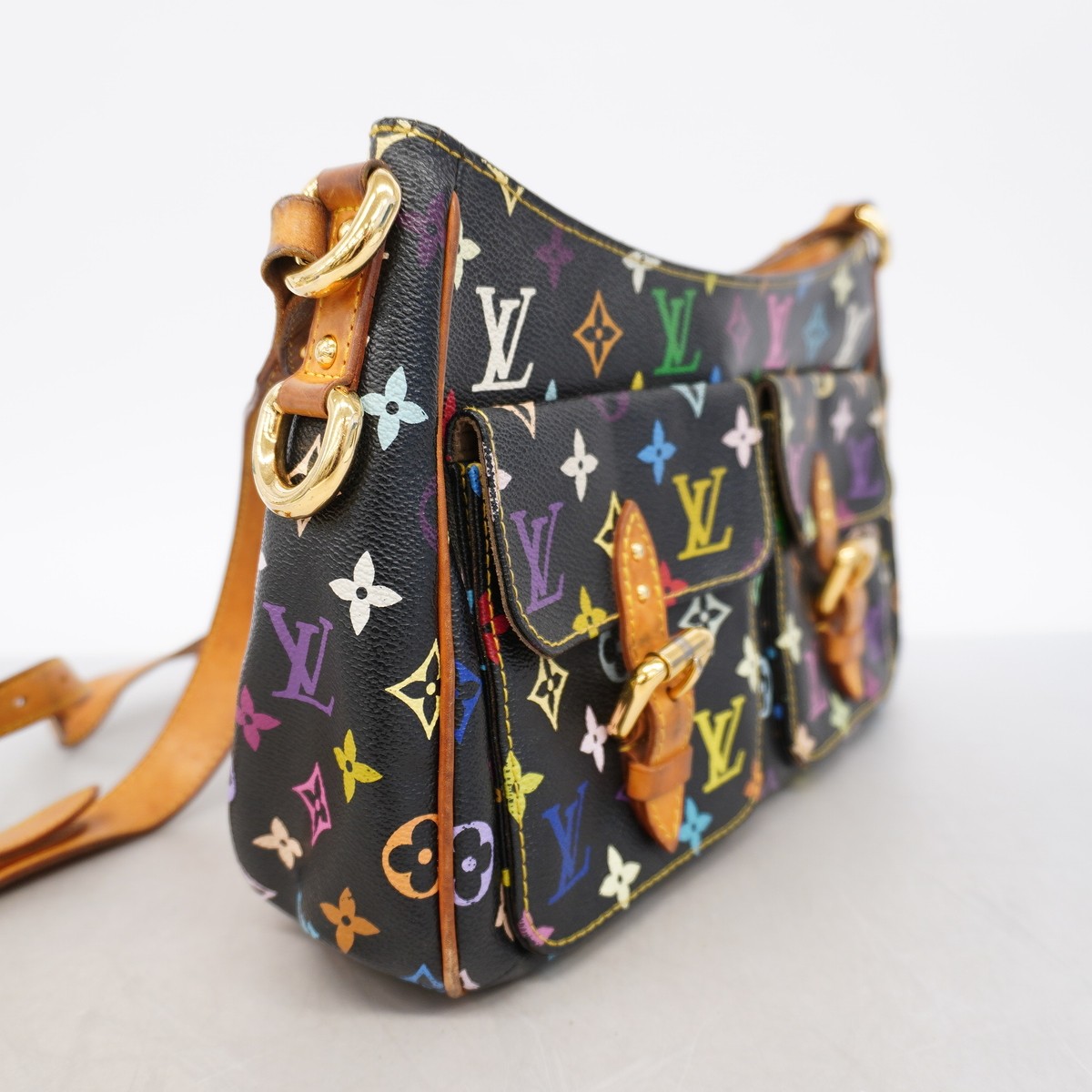 Auth [6ge5945] LOUIS VUITTON Shoulder Bag Monogram multicolor Lodge GM M4005…