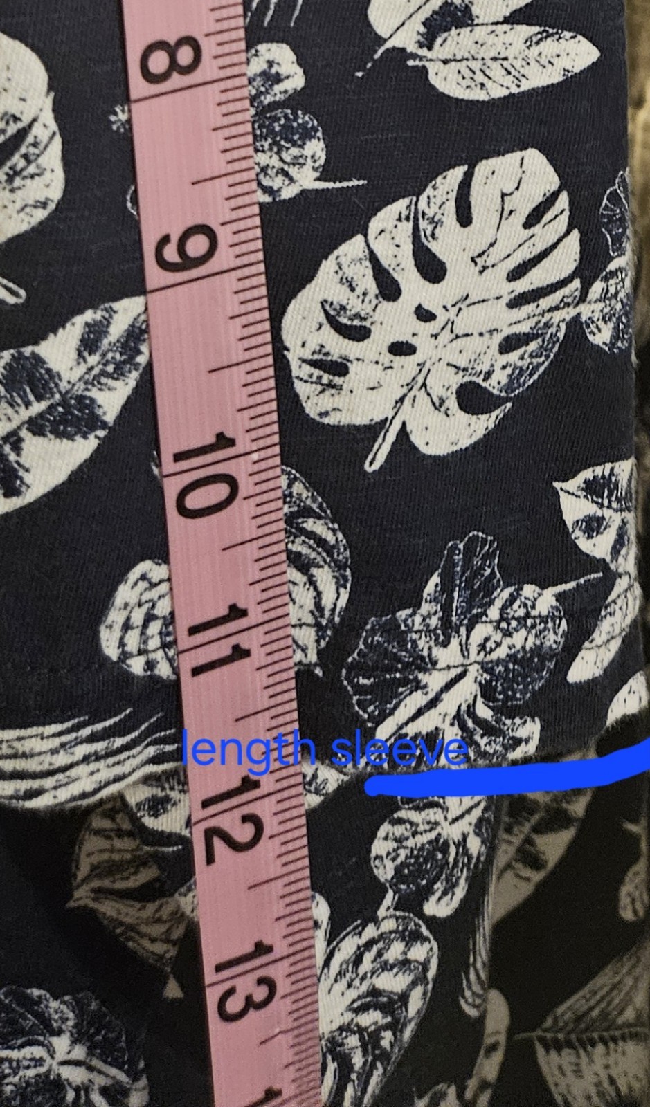 George Hawaiian Floral Button-Up Point Collar Blue/White Men’s 2XL Big & Tall