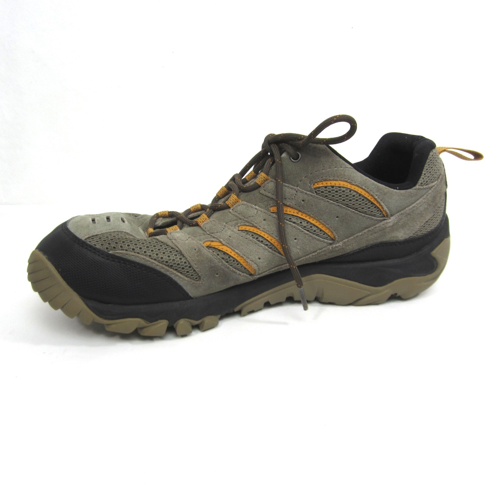 Merrell Pine Vent Size 13M Men Low Hiking Trail Running Shoe Gray Boulder J09583
