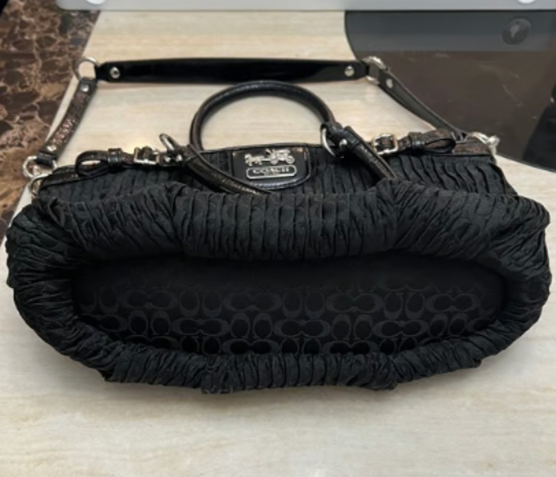 Coach Sofia shoulder pleated handbag