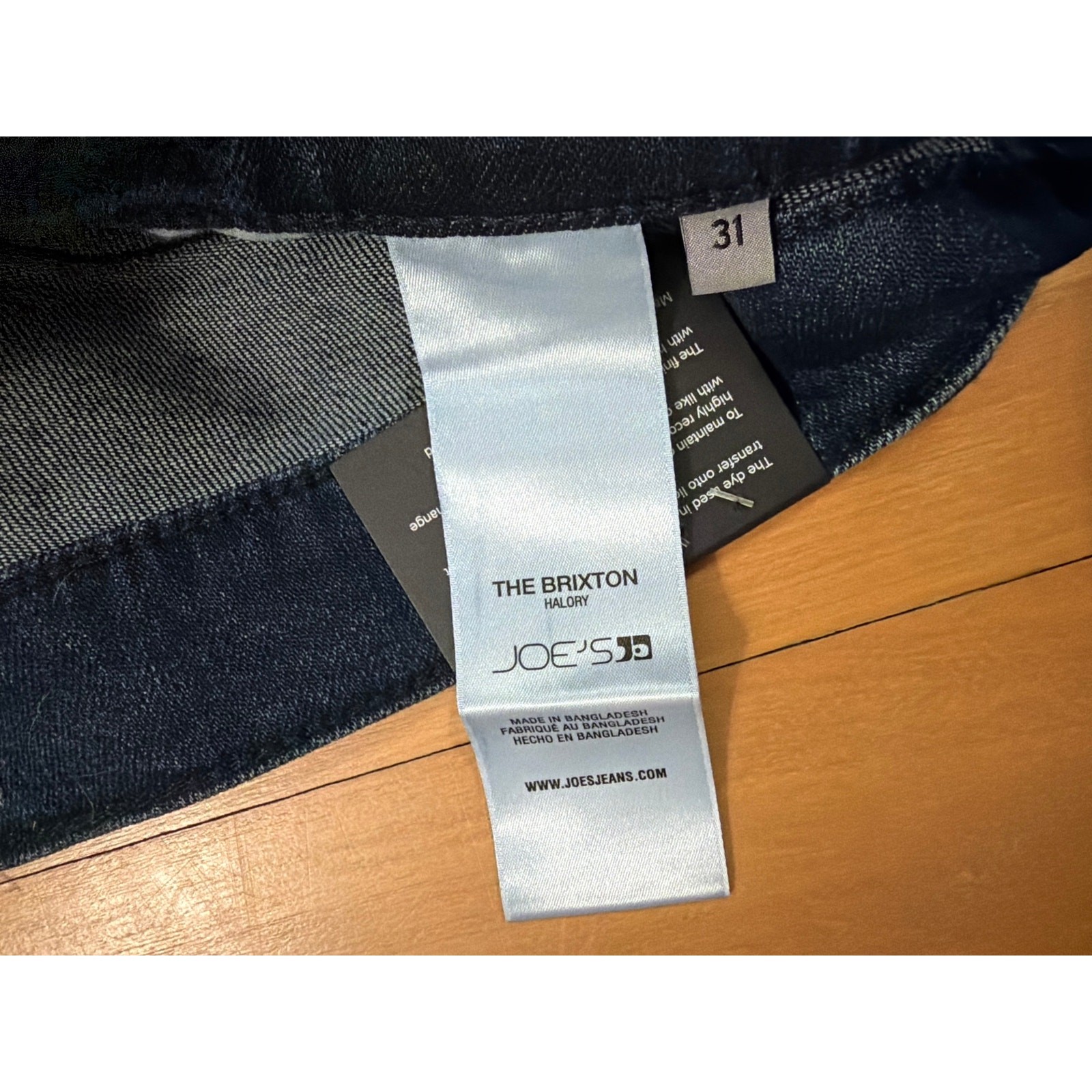 NWT Joe’s Jeans The Brixton Halory Straight Leg Dark Wash Denim Mens Size 31×30