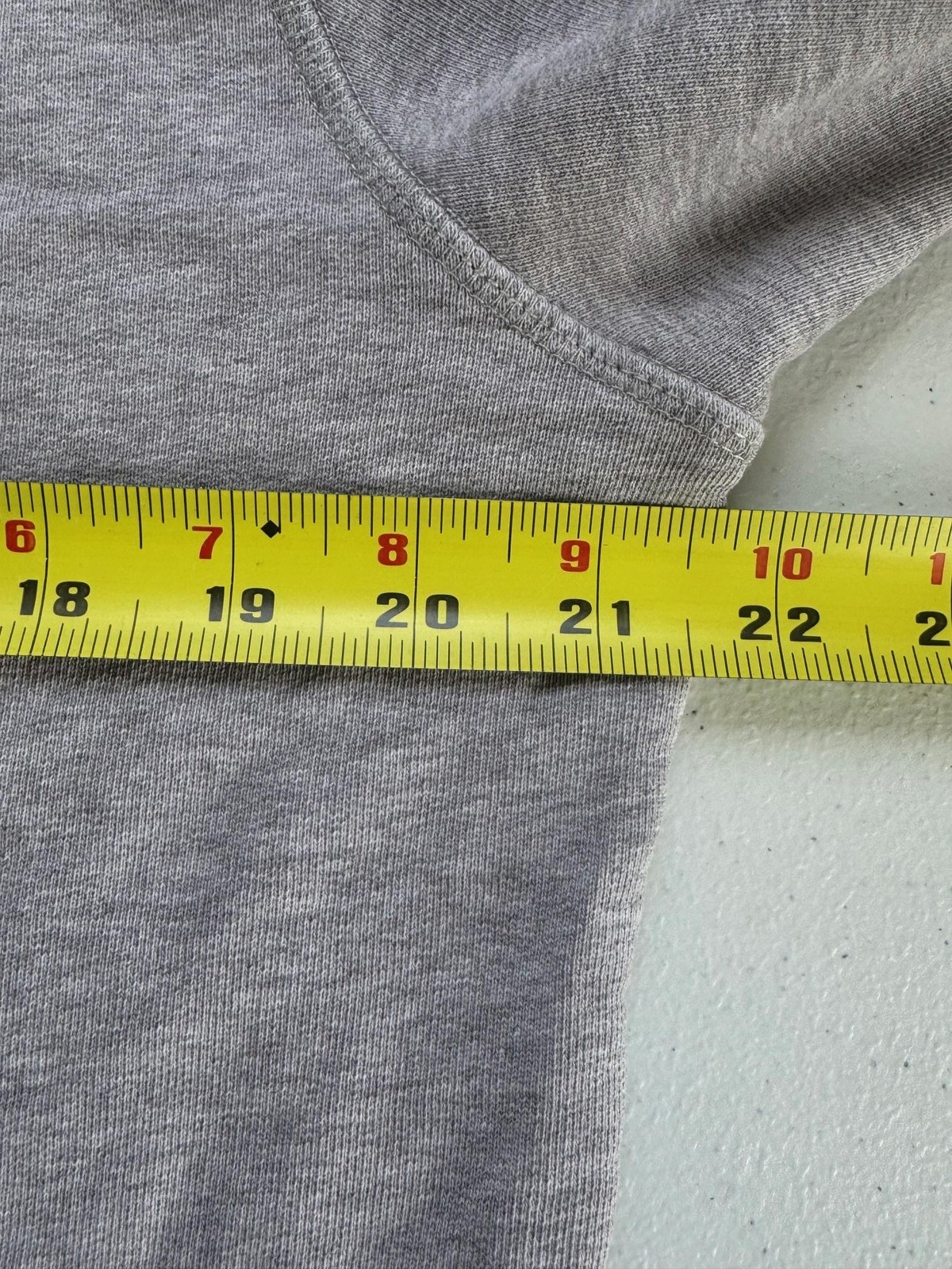 ASKET Sweatshirt Mens Large Gray Crewneck Pullover 100% Cotton Fleece Portugal