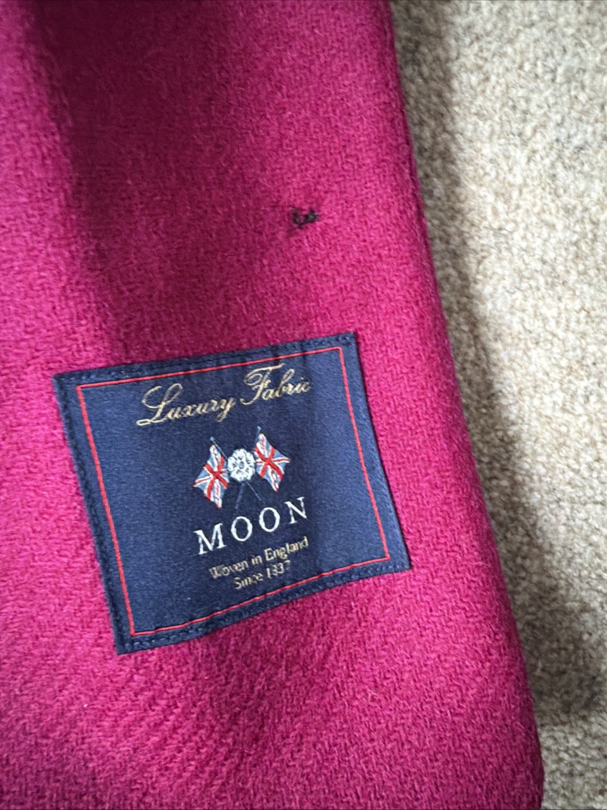 Hobbs Blake 100% Wool Jacket Blazer Bright Pink Size Uk 12 New Without Tags