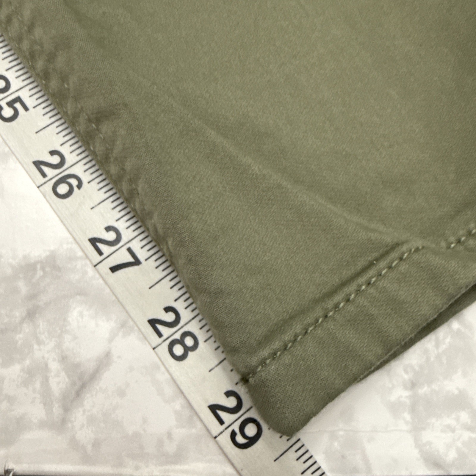 Tommy Hilfiger THFlex Men’s Olive Green Chino Size 34×32 Stretch Straight Slim