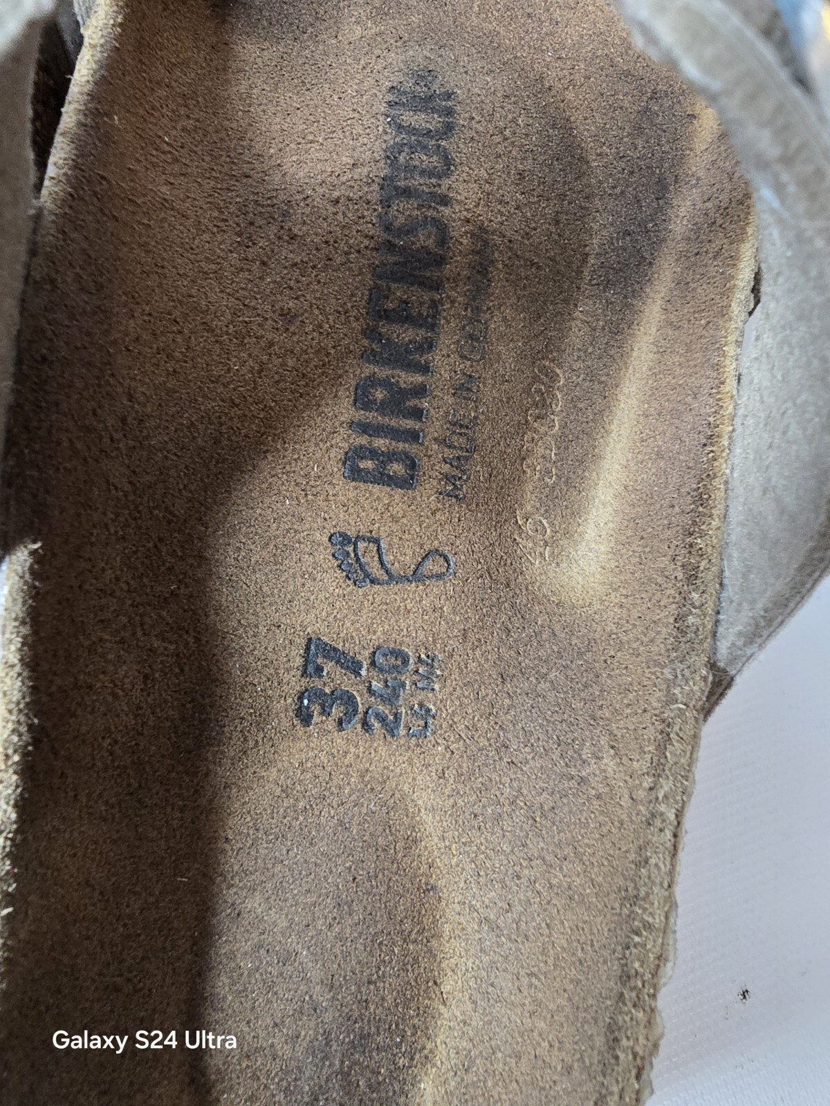 Birkenstock Mayari Birko-Flor Criss-Cross Straps Silver Comfort Sandals! Size 6
