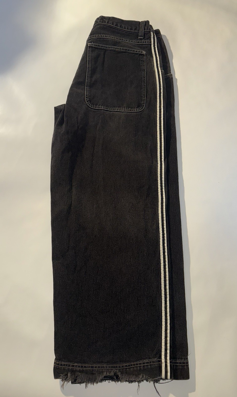 JNCO Skunk 40×32 Black Jeans Striped vintage 90s