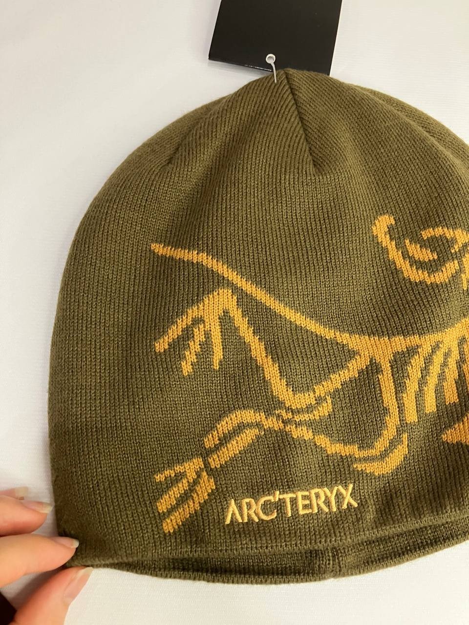 Arc’teryx Bird Graphic Beanie V2 Brown Knit Hat Unisex NWT