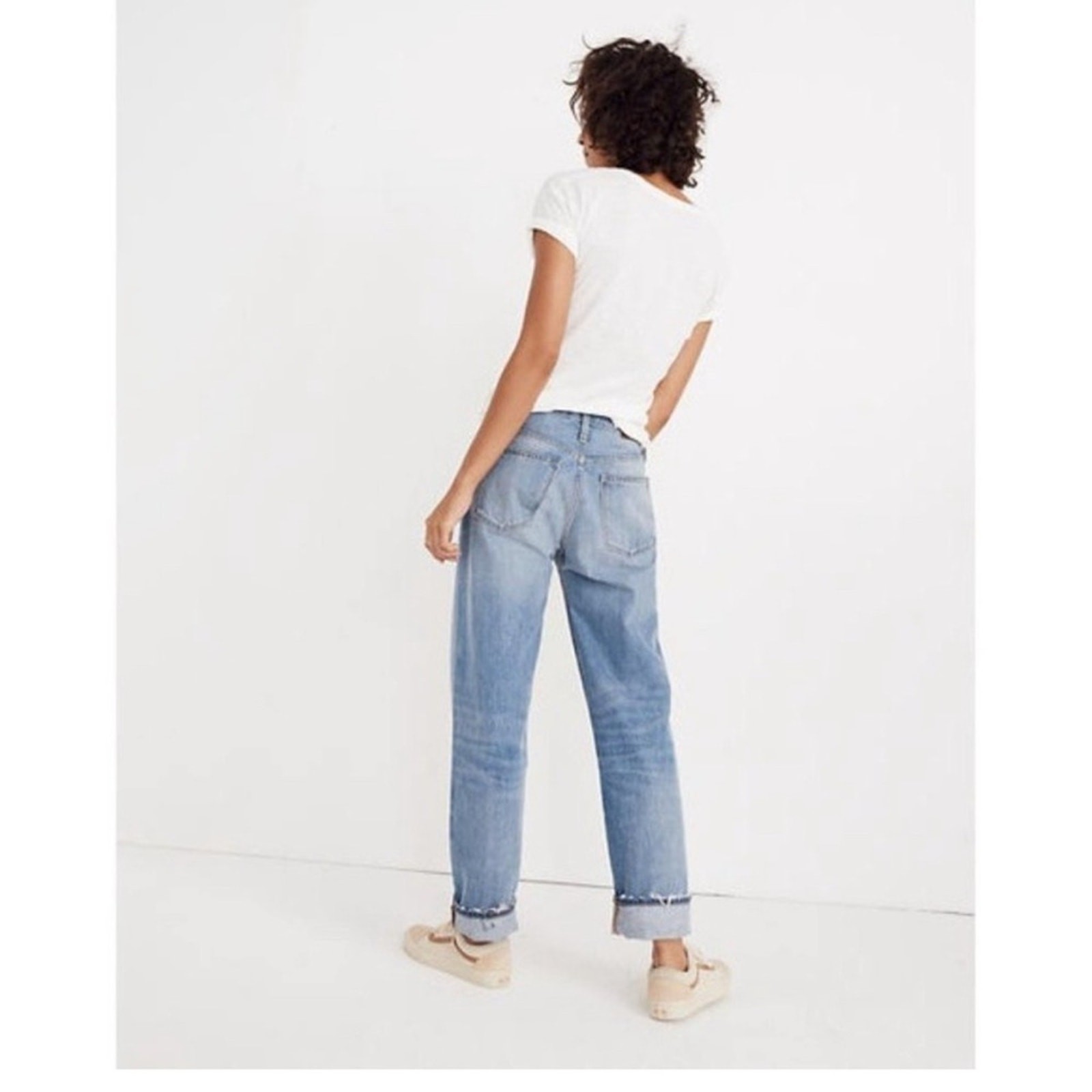 Madewell The Dadjean Jeans Straight Medium Wash Size 26