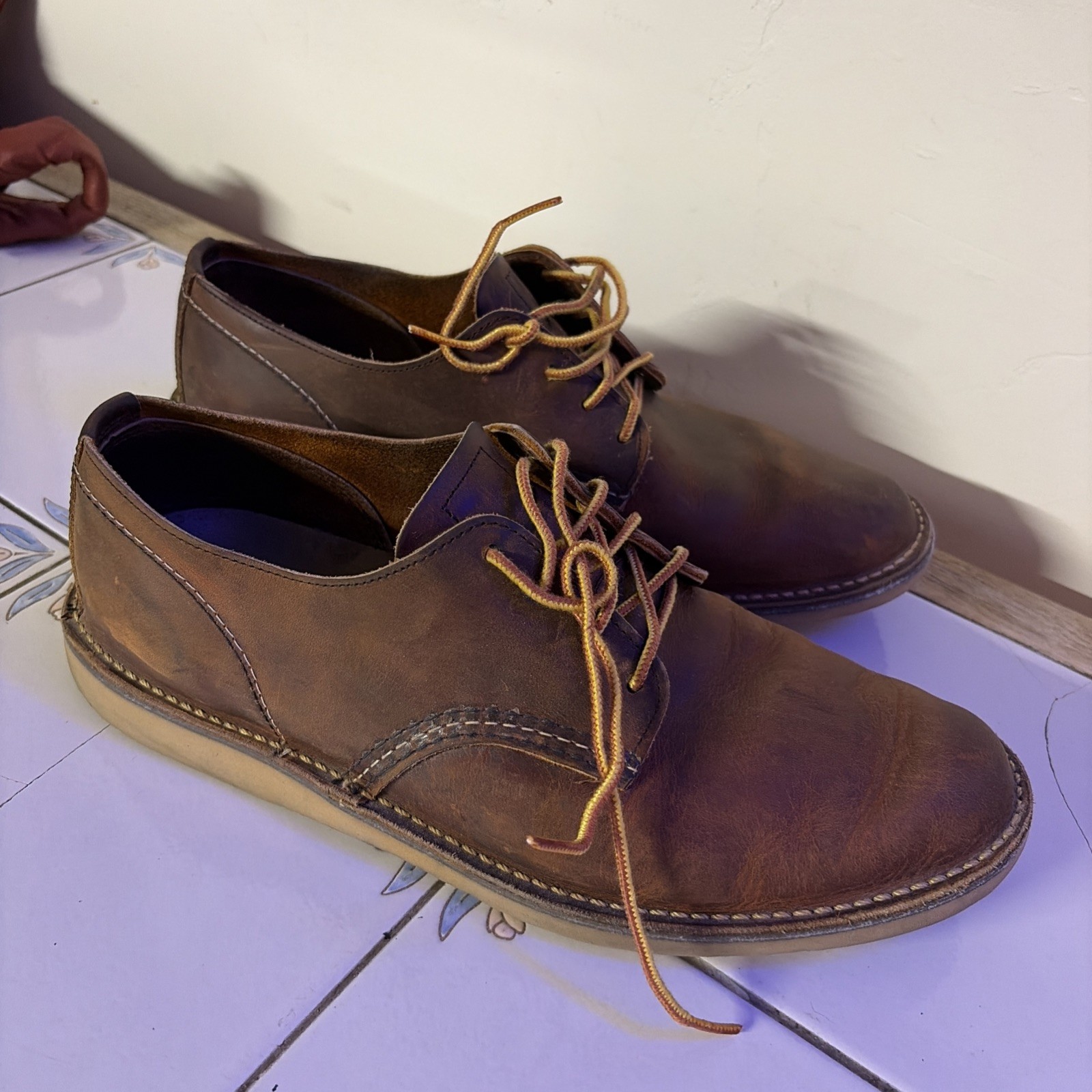 Red Wing Heritage 3303 Copper Brown Leather Men Shoe SZ# 10 D