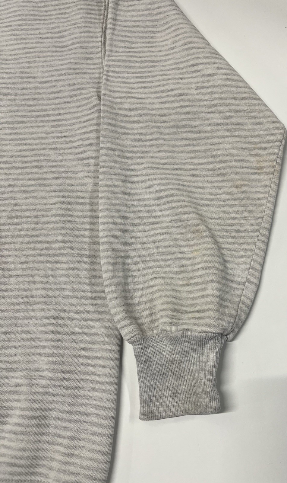 VTG Jerzees All American Quarter Horse Congress gray striped 80’s sweatshirt