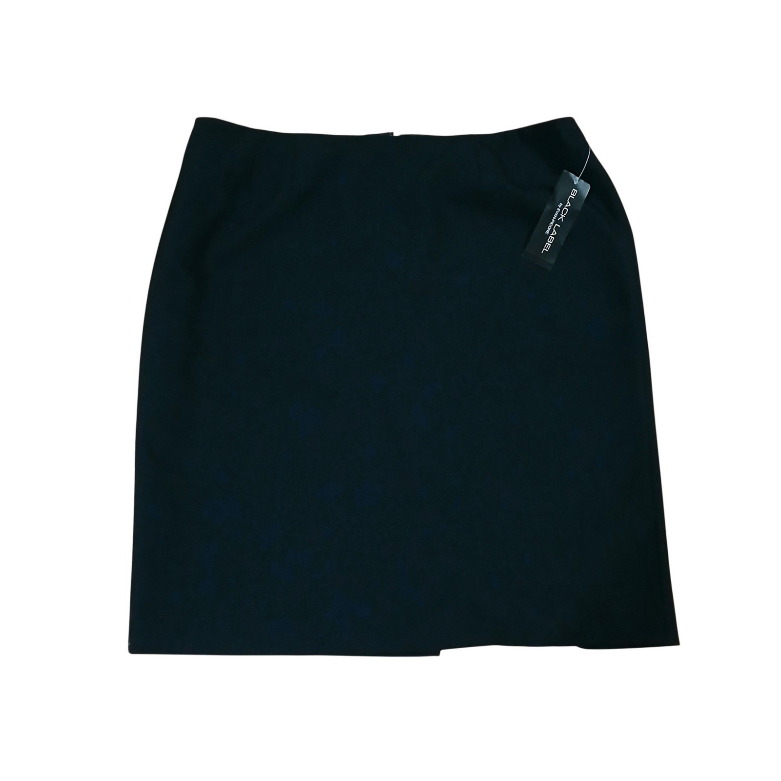 Black Label by Evan Picone Essentials Black Pencil Skirt Womens Plus 16 NWT