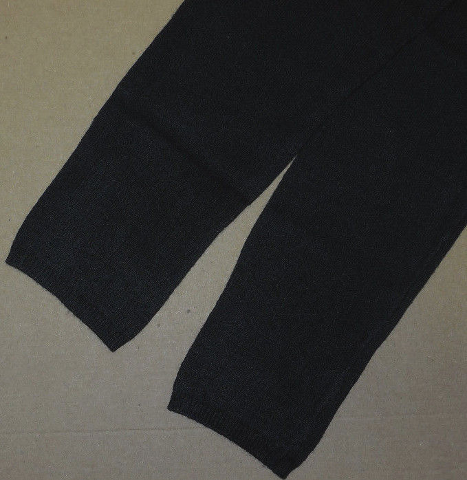 MIRELLA Black Long Sleeve Tie Top Sweater Ladies Sizes M1104 S/M M/L SOFT