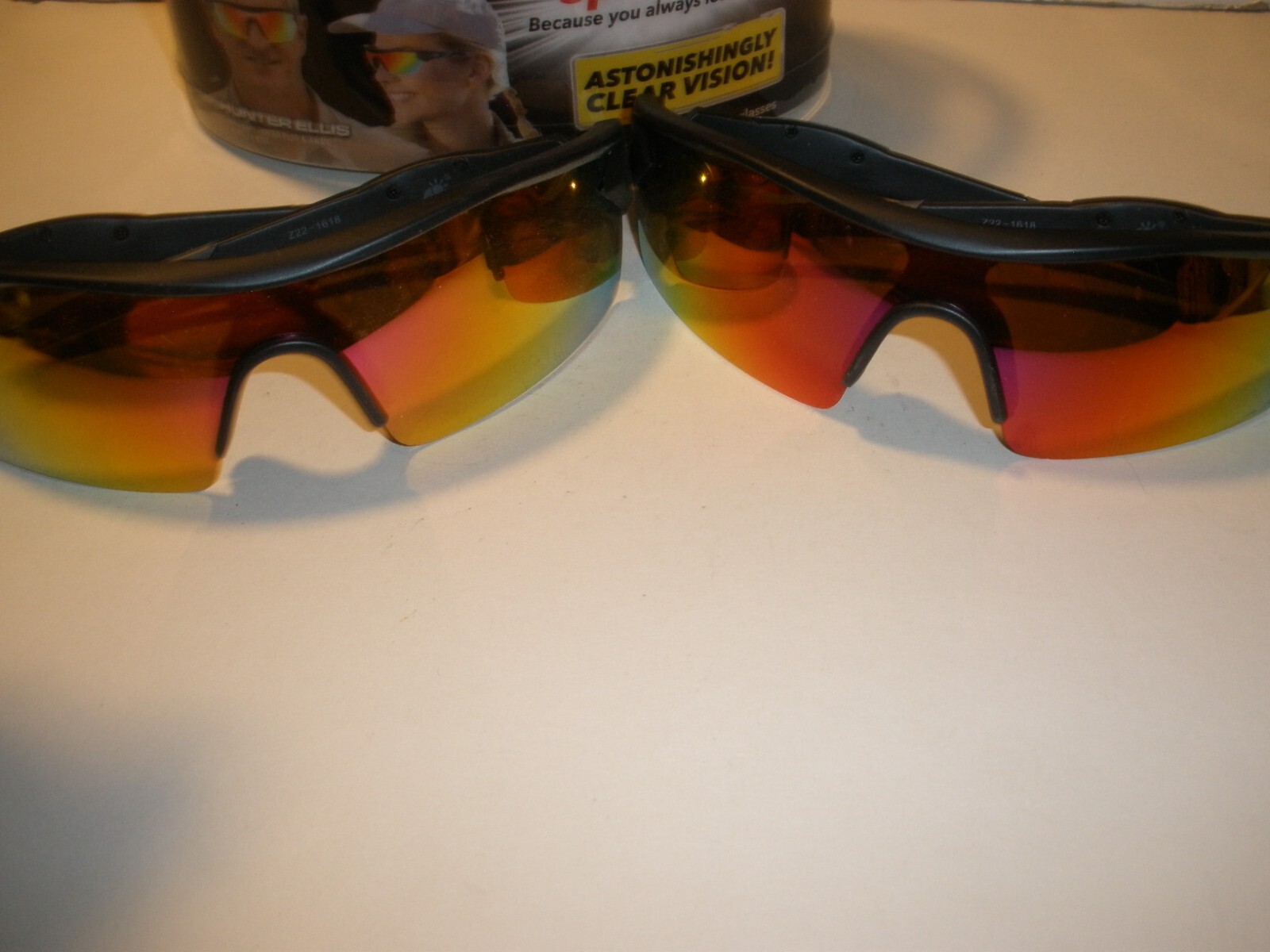 Lot of 2 Battle Vision by Atomic Beam HD Polarized Sunglasses