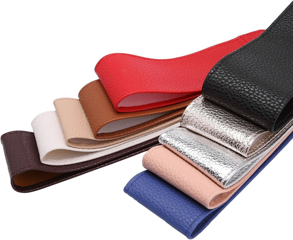 Women Soft PU Leather Obi Belt Self Tie Wrap Cinch Belt Fashion Bowknot Waistban