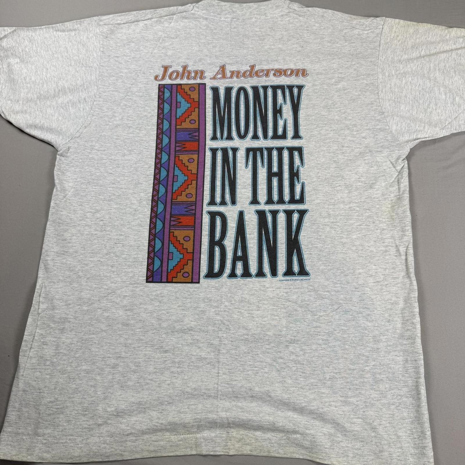 John Anderson Solid Ground “Money In The Bank” True Vintage Shirt