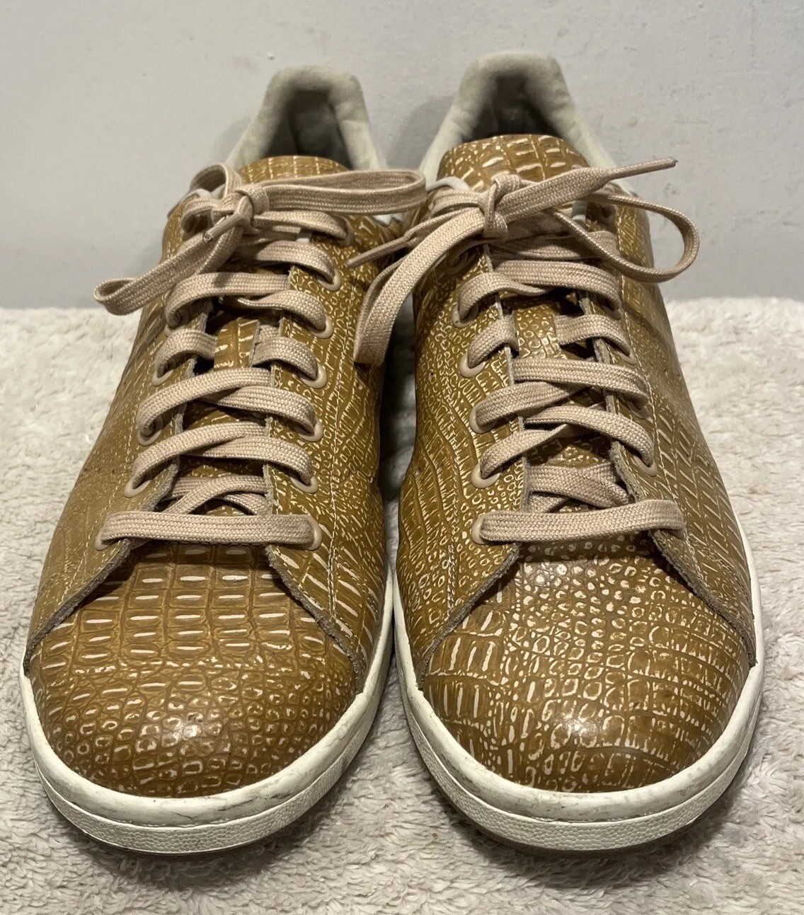 Deadstock 2013 Adidas Stan Smith Pale Nude Gold D67657 Sneaker Men Us 11.5