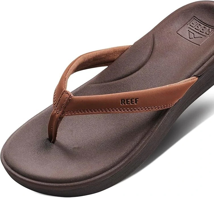 Woman Reef Cushion Cloud Super Soft Molded Footbed CJ3634 Color Espresso New