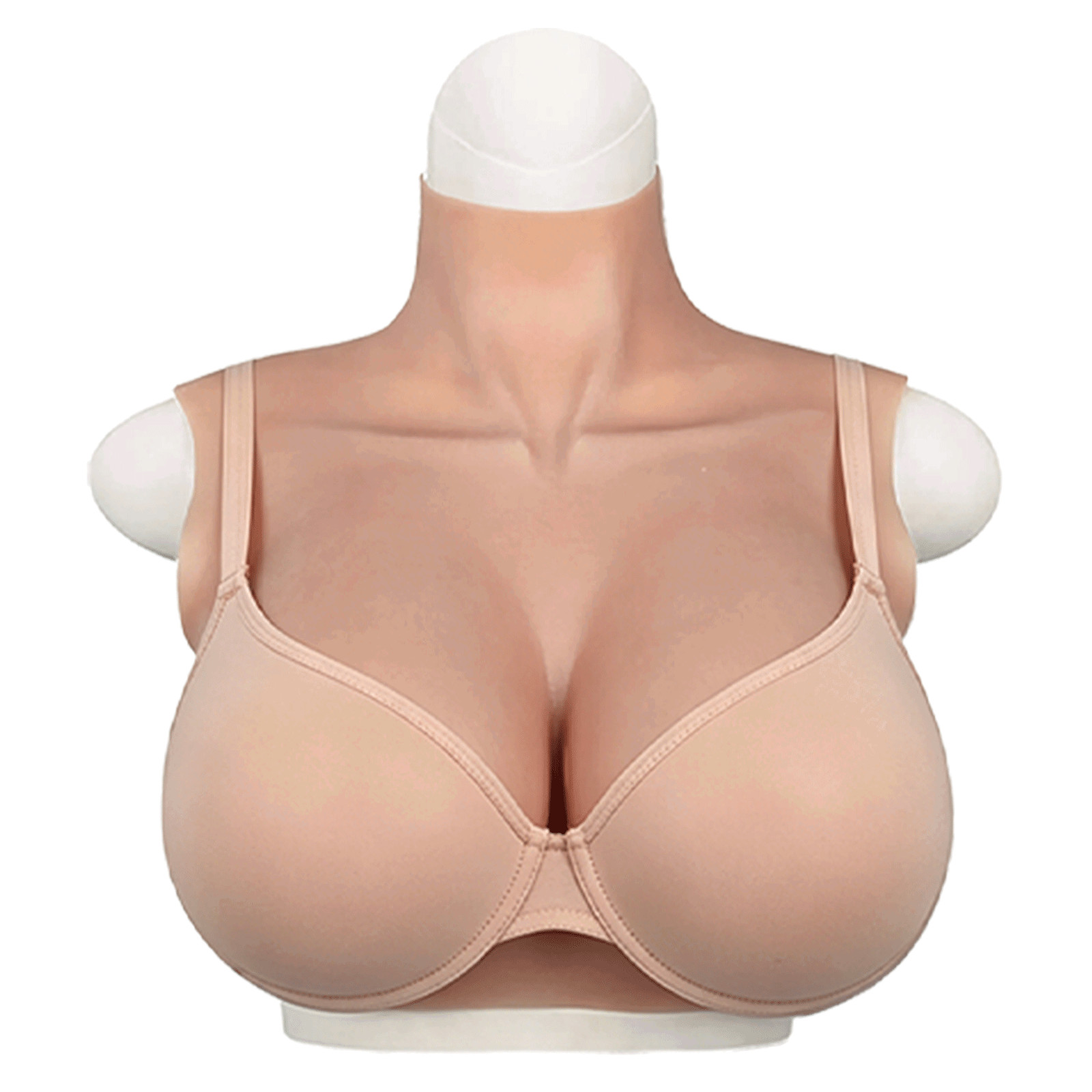 Silicone Breast Forms+Silicone Fake vagina Panties For Transgender Crossdresse