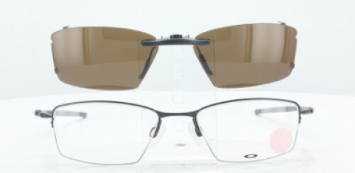 Custom Fit Polarized CLIP-ON Sunglasses For Oakley OX5113 LIZARD 56X18 TAB 5113