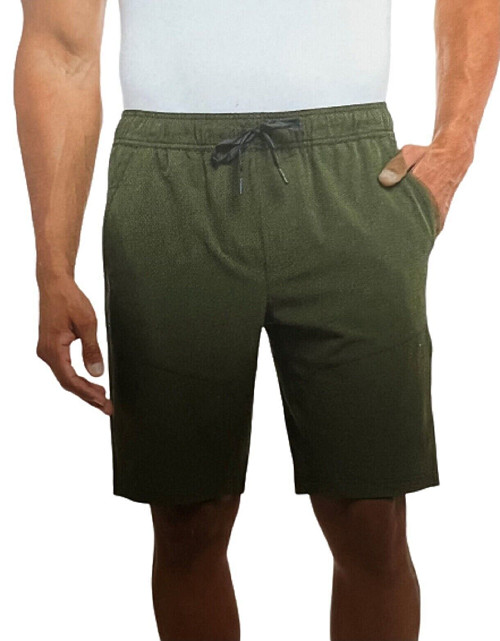 GERRY MEN’S PULLON SECURE ZIP POCKETS TRAIL SHORTS (OLIVE DK GREEN, XXLARGE) NWT