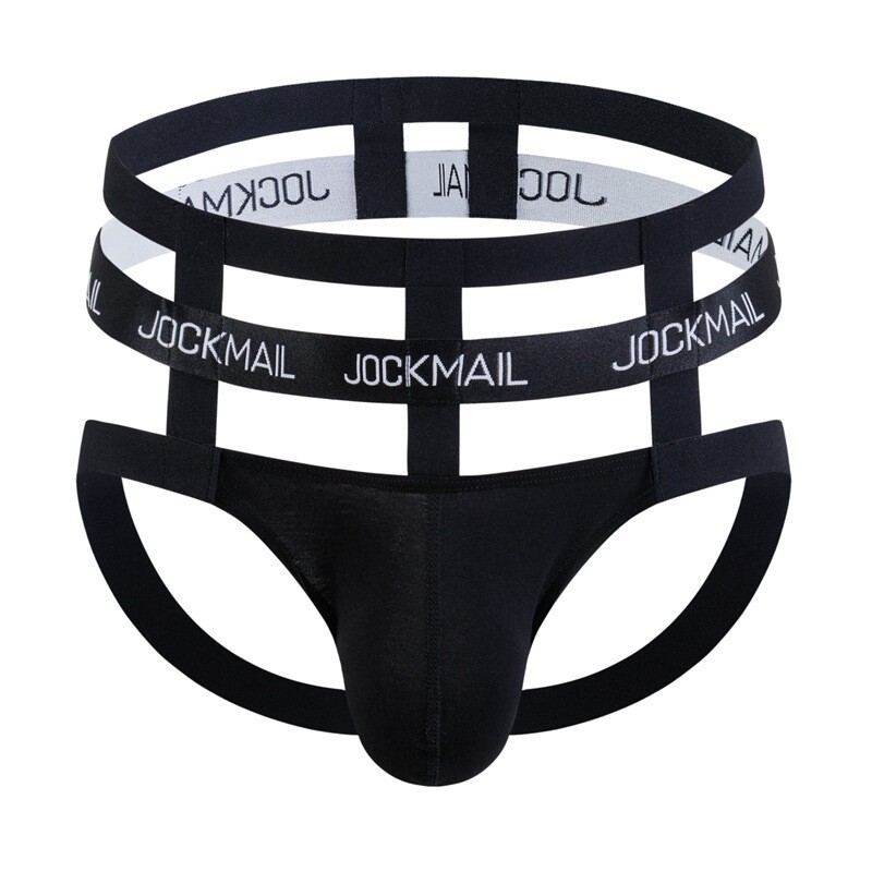 JOCKMAIL Sexy Men Underwear,Jockstrap G-string Pouch Panties Thong BIKINI Briefs