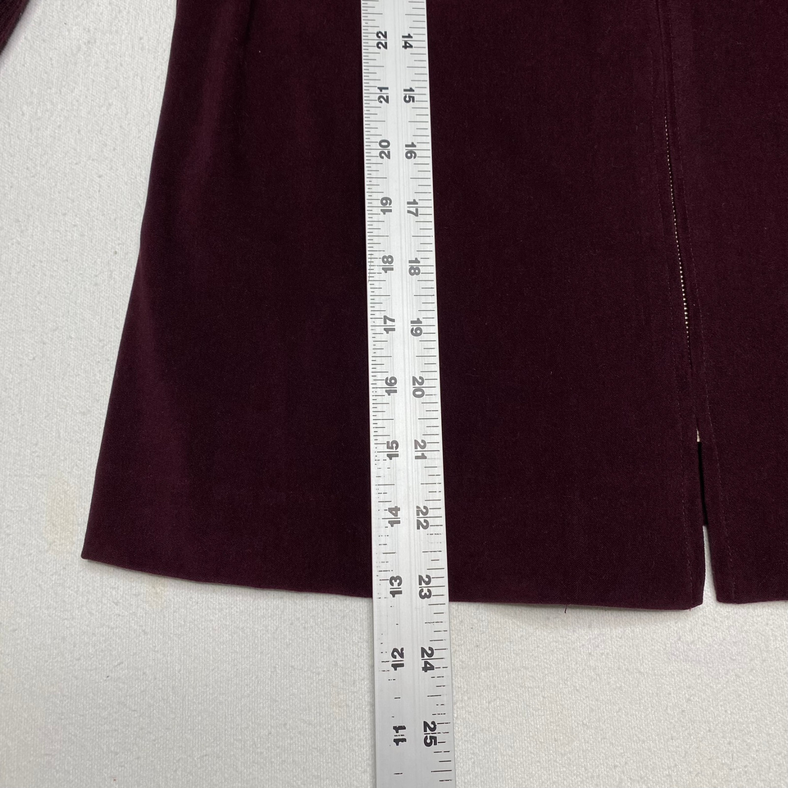 Norton McNaughton Jacket sz 8P Maroon Full Zip Petite Polished Professional Chic