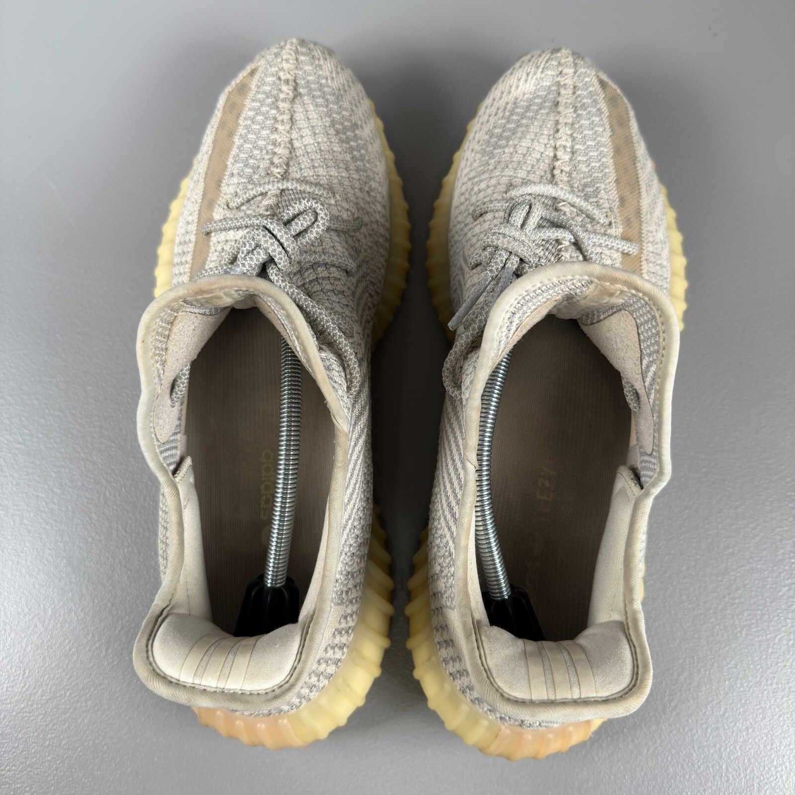 YEEZY Boost Shoes Mens 14 Beige 350 V2 Lundmark Adidas Reflective Laces FU9161