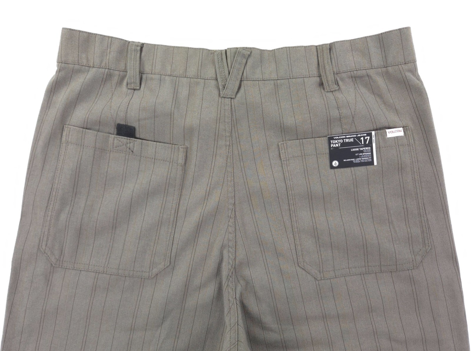 Volcom Men’s 36 Tokyo True Pant Loose Tapered Dark Khaki NWT