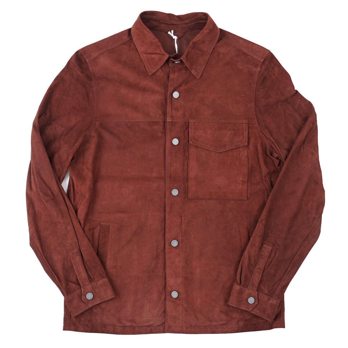Manto Lightweight Nappa Lambskin Suede Shirt-Jacket S (Eu 48) NWT Overshirt